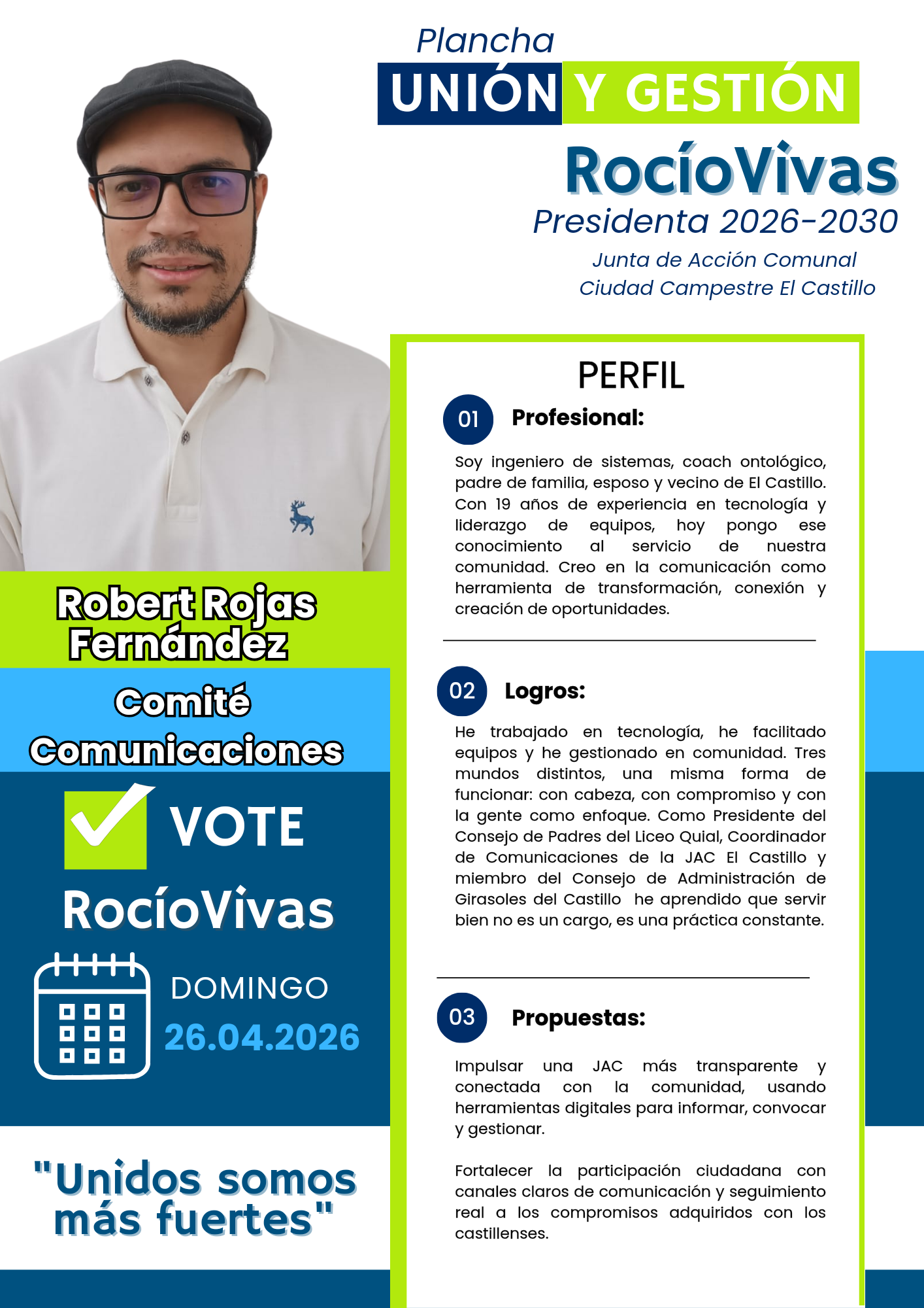 Robert Rojas, Coordinador — Comisión Comunicaciones y TIC